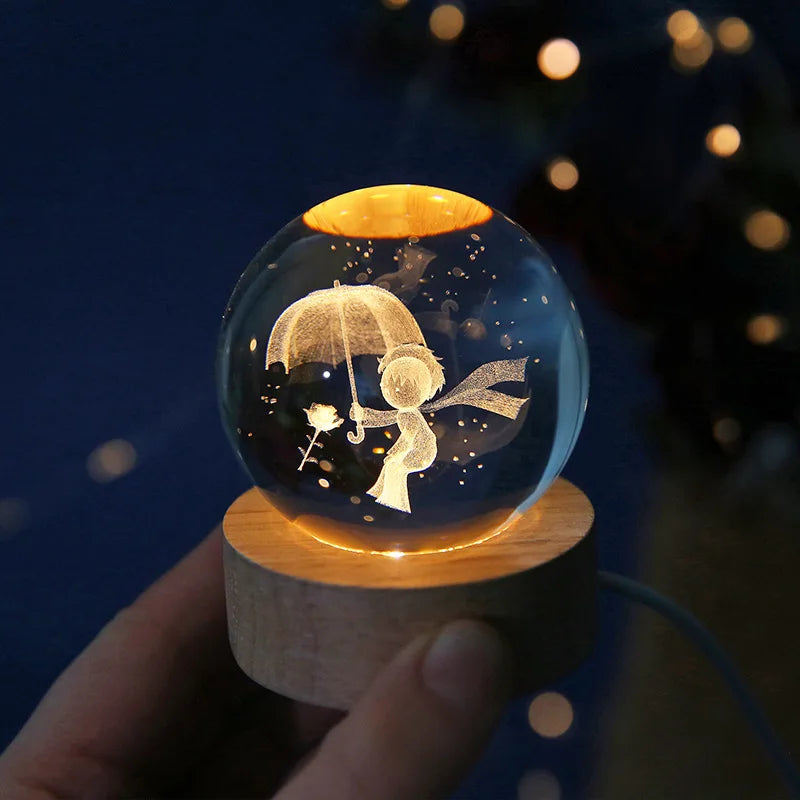 3D Crystal ball lamp
